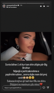 Gresa zbulon një moment të sikletshëm gjatë “BBVK”-së, ka disa fjalë për banorët e rinj