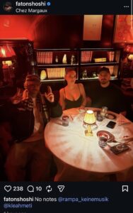 Dj i famshëm në shoqërinë e Faton Shoshit