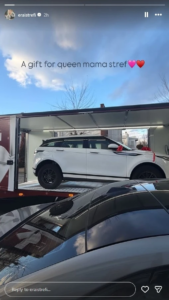 Era Istrefi e gëzon nënën me një ‘Range Rover’ dhuratë