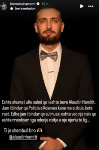 Blero reagon ashpër pas sulmit fizik ndaj Alaudin Hamitit
