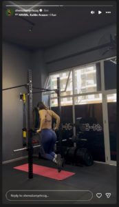 Xhensila ‘djeg’ rrjetin nga palestra, format e saj marrin gjithë vëmendjen