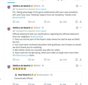 “Na bëni të qeshim më shumë sesa Barcelona”, Atletico me reagim EPIK pas ofertës 150 mln të Real Madridit për Alvarez