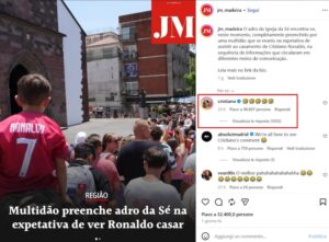 Pamje surreale… Mijëra tifozë pushtojnë katedralen e Funchal, duke besuar se po martohej Ronaldo