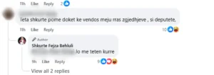 “Teta Shkurte ke vendos ‘me hy’ në zgjedhje?”, artistja Fejza i jep përgjigjen epike ndjekësit